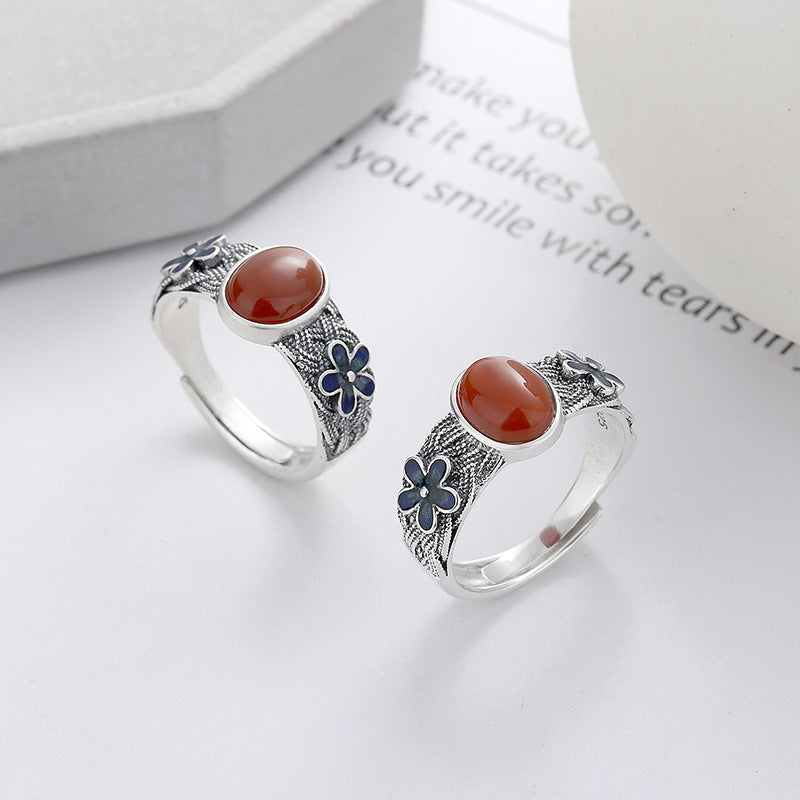 Auspicious ethnic rings, good luck gifts, gifts before exams, ethnic elements